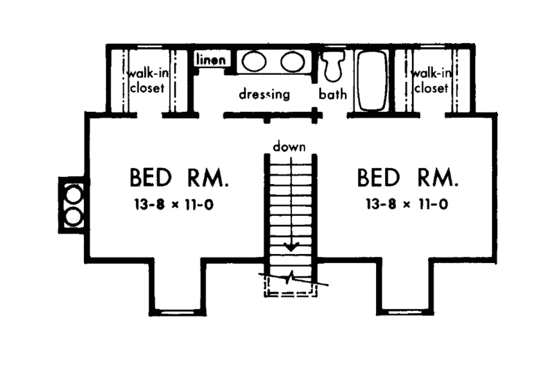 Country Style House Plan - 3 Beds 2.5 Baths 1913 Sq/Ft Plan #929-64 ...