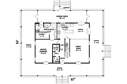 Southern Style House Plan - 3 Beds 2.5 Baths 2400 Sq/Ft Plan #81-735 