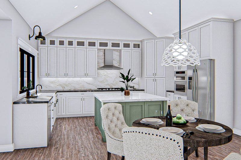 Dream House Plan - Interior - Kitchen for Farmhouse House Plan #455-270 - 3 bed, 2.5 bath