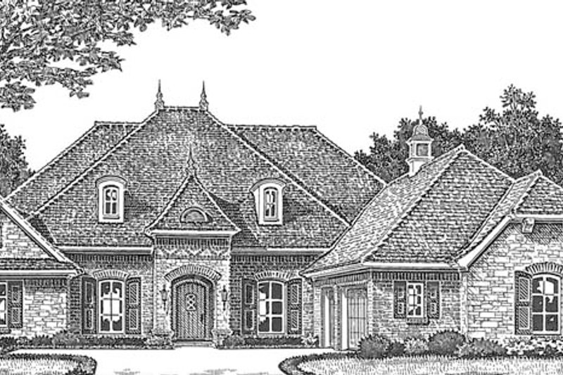 House Plan Design - Exterior - Front Elevation 4 for Country House Plan #310-1269 - 4 bed, 3.5 bath