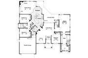 Mediterranean Style House Plan - 4 Beds 2.5 Baths 2373 Sq/Ft Plan #417-251 