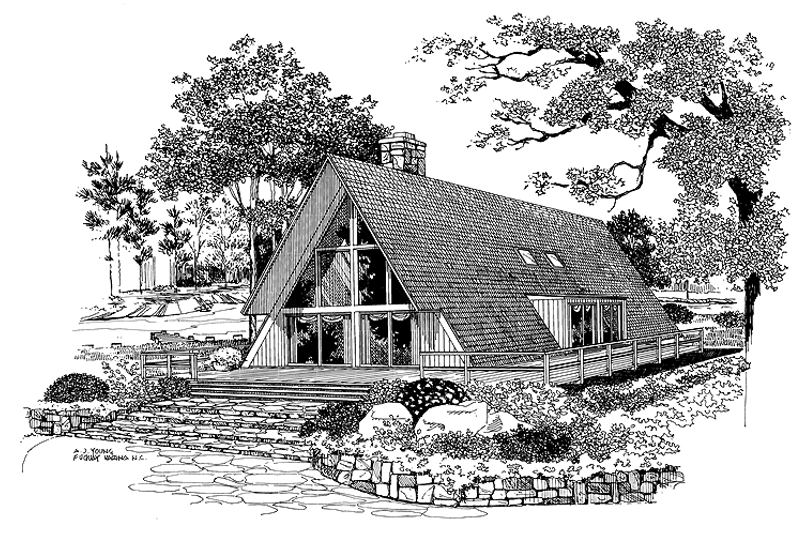 Home Plan - Exterior - Front Elevation Plan #72-534