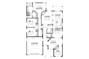 Mediterranean Style House Plan - 3 Beds 2.5 Baths 2089 Sq/Ft Plan #48-716 