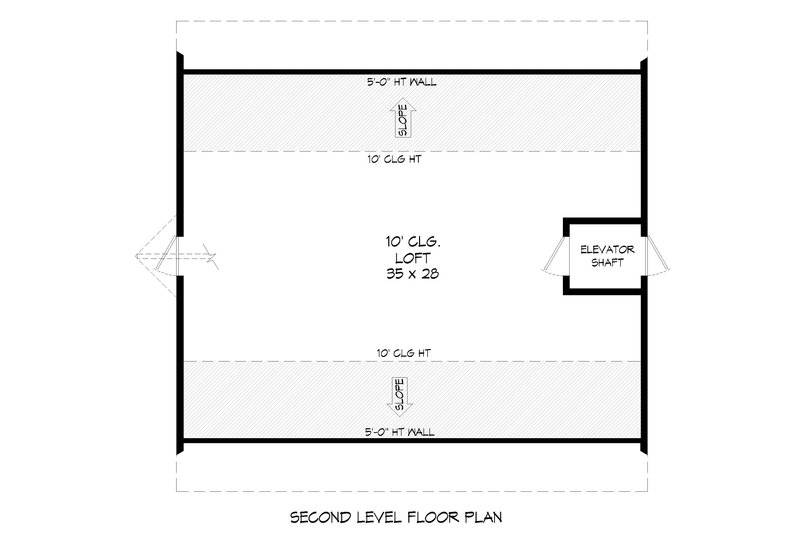 Home Plan - Floor Plan - Upper Floor for Country House Plan #932-837, 0 bath