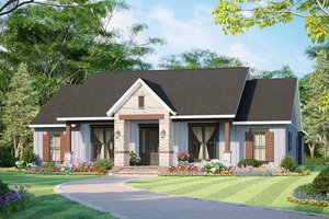 Traditional Exterior - Front Elevation Plan #21-468
