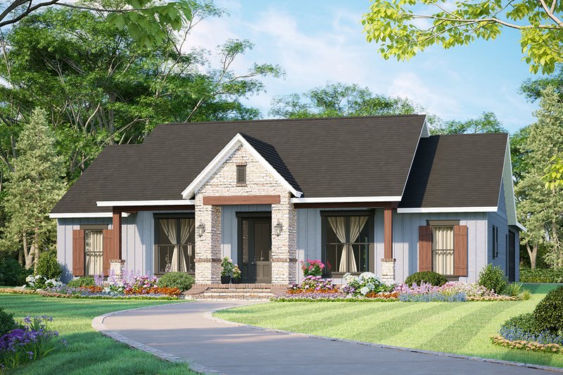 House Plan Design - Traditional Exterior - Front Elevation Plan #21-468