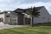 Modern Style House Plan - 3 Beds 2.5 Baths 2727 Sq/Ft Plan #455-705 Exterior 
