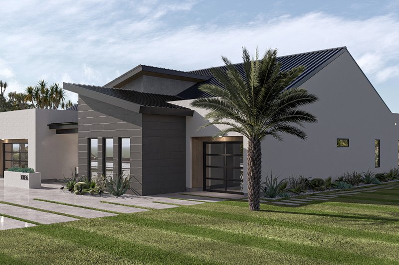 House Plan Design - Exterior - Other Elevation 3 for Modern House Plan #455-705 - 3 bed, 2.5 bath