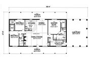 Ranch Style House Plan - 3 Beds 2 Baths 2015 Sq/Ft Plan #40-379 