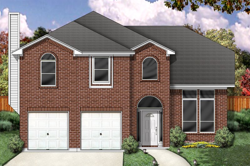 Home Plan - Traditional Exterior - Front Elevation Plan #84-362