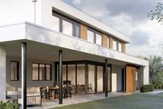 Contemporary Style House Plan - 4 Beds 3.5 Baths 4022 Sq/Ft Plan #1114-91 