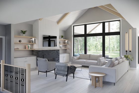 Interior - Family Room for Farmhouse House Plan #1089-44 - 3 bed, 2.5 bath