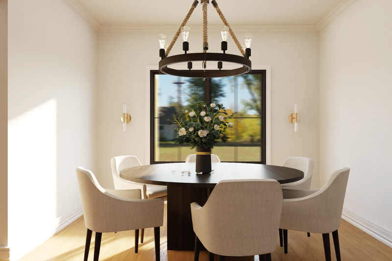 House Blueprint - Interior - Dining Room for Barndominium House Plan #1064-423 - 3 bed, 3.5 bath