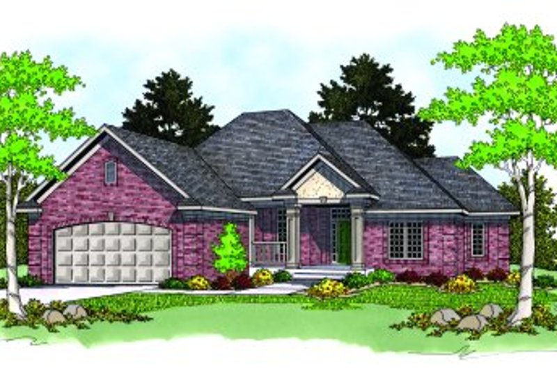 Dream House Plan - Traditional Exterior - Front Elevation Plan #70-219