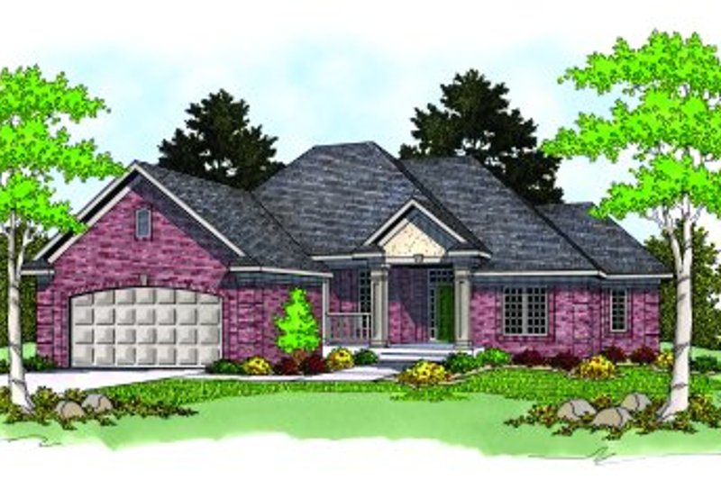Home Plan - Traditional Exterior - Front Elevation Plan #70-219