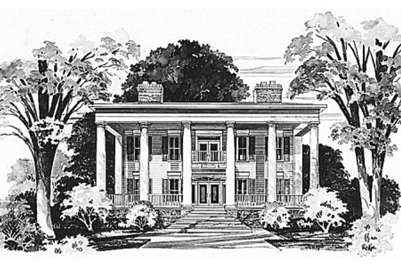 House Blueprint - Classical Exterior - Front Elevation Plan #72-464