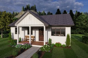 Farmhouse Exterior - Front Elevation Plan #126-259