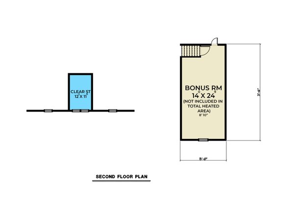 House Plan Design - Farmhouse Floor Plan - Upper Floor Plan #1070-141