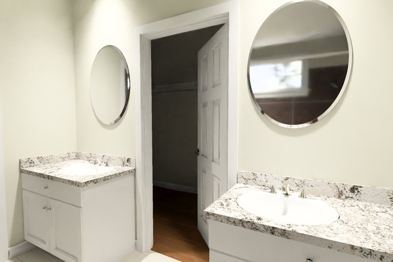 Architectural House Design - Interior - Master Bathroom for Cottage House Plan #513-2424 - 4 bed, 3 bath