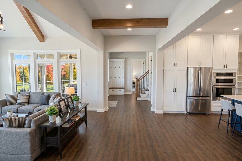 Architectural House Design - Interior - Entry for Farmhouse House Plan #51-1549 - 4 bed, 3.5 bath
