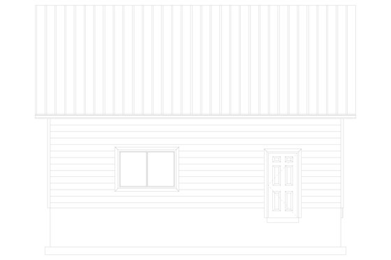 Exterior - Other Elevation 2 for Farmhouse House Plan #1060-115, 0 bath