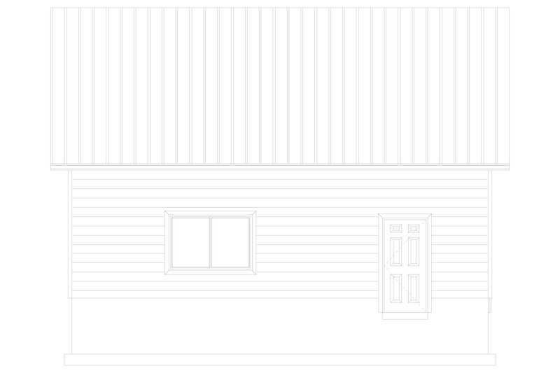 Home Plan - Exterior - Other Elevation 2 for Farmhouse House Plan #1060-115, 0 bath