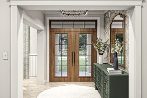 Interior - Entry for Farmhouse House Plan #455-664 - 4 bed, 2.5 bath