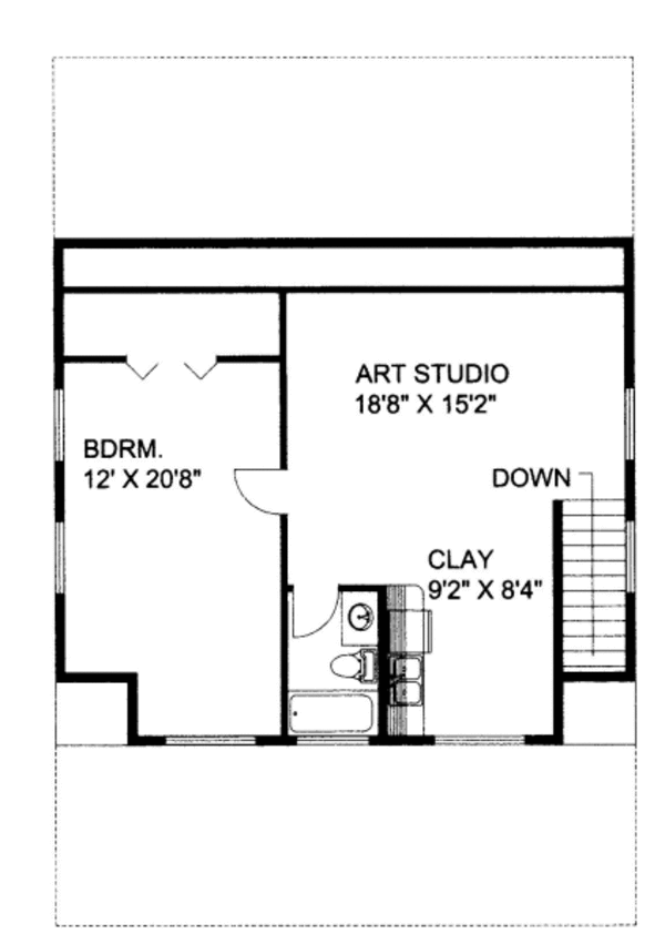 Dream House Plan - Country Floor Plan - Upper Floor Plan #117-749