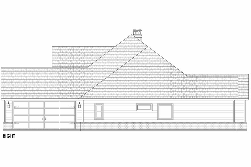 House Plan Design - Exterior - Other Elevation 1 for Farmhouse House Plan #1096-70 - 4 bed, 3 bath