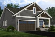 Bungalow Style House Plan - 3 Beds 2 Baths 1319 Sq/Ft Plan #51-1329 