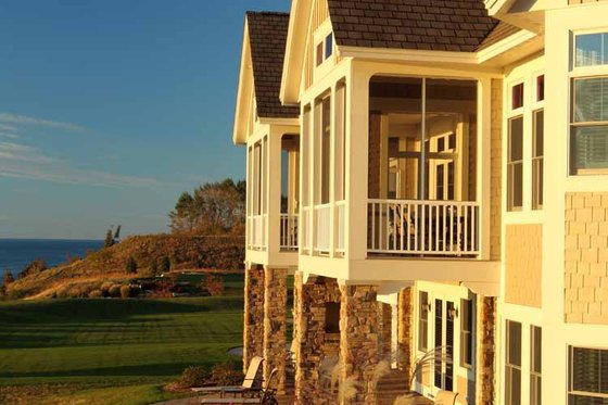 Exterior - Rear Elevation for Country House Plan #928-231 - 3 bed, 3 bath