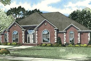 Traditional Exterior - Front Elevation Plan #17-2794