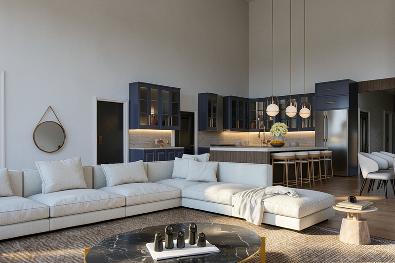 Architectural House Design - Interior - Kitchen for Barndominium House Plan #1064-507 - 4 bed, 7 bath