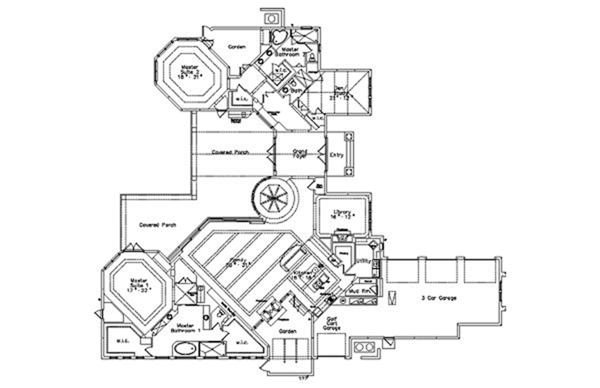 Architectural House Design - Contemporary Floor Plan - Main Floor Plan #417-814