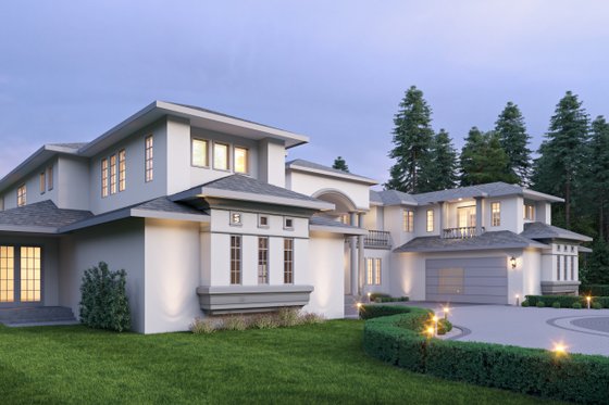 Exterior - Other Elevation 1 for Contemporary House Plan #1066-177 - 7 bed, 7.5 bath