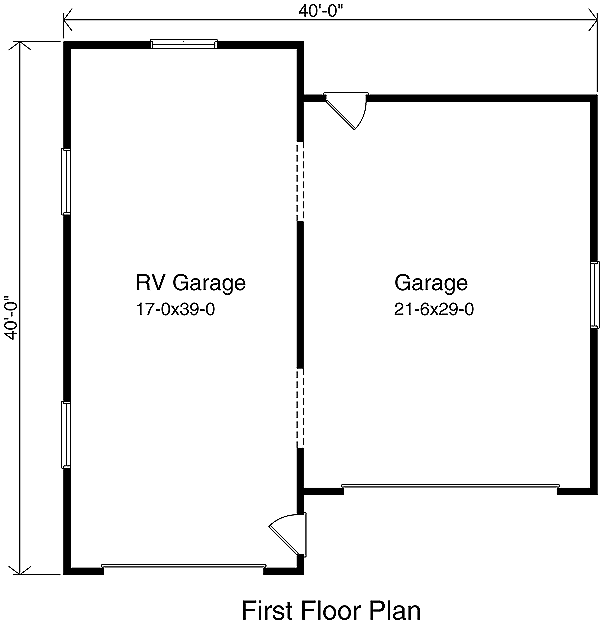 Traditional Floor Plan - Main Floor Plan #22-407