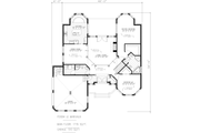 European Style House Plan - 2 Beds 1.5 Baths 1776 Sq/Ft Plan #138-170 