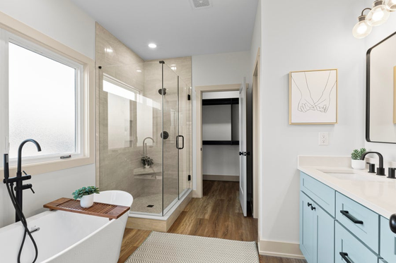 Interior - Master Bathroom for Farmhouse House Plan #123-122 - 3 bed, 2 bath