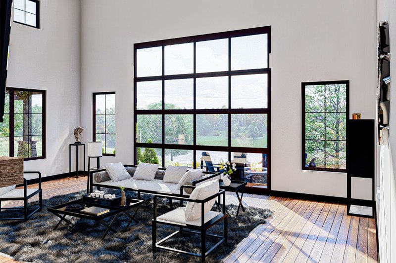 House Design - Interior - Family Room for Barndominium House Plan #455-249 - 4 bed, 3.5 bath