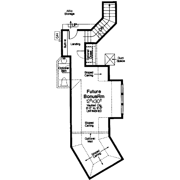 European Floor Plan - Other Floor Plan #310-270