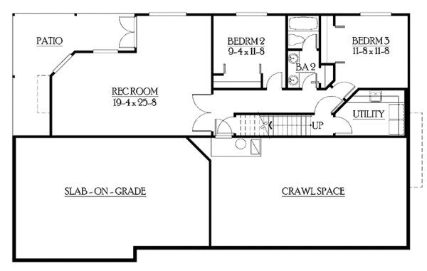 Home Plan - Craftsman Floor Plan - Upper Floor Plan #132-343