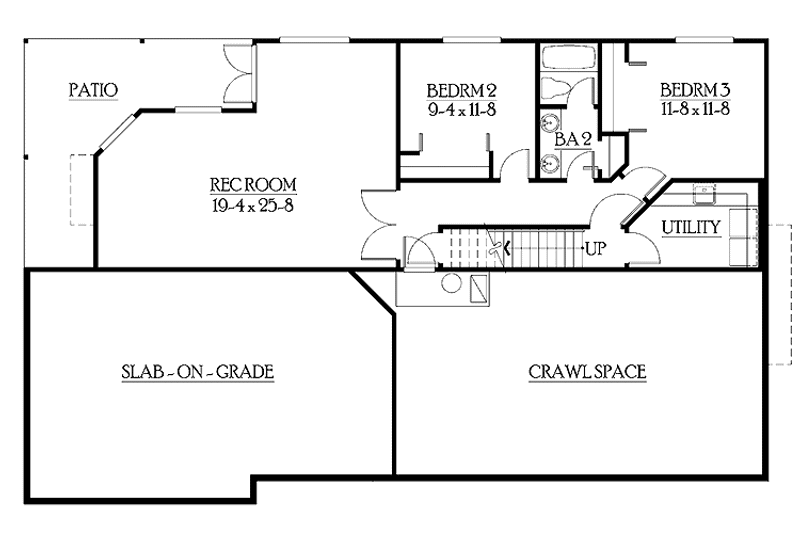 Dream House Plan - Floor Plan - Upper Floor for Craftsman House Plan #132-343 - 3 bed, 2.5 bath