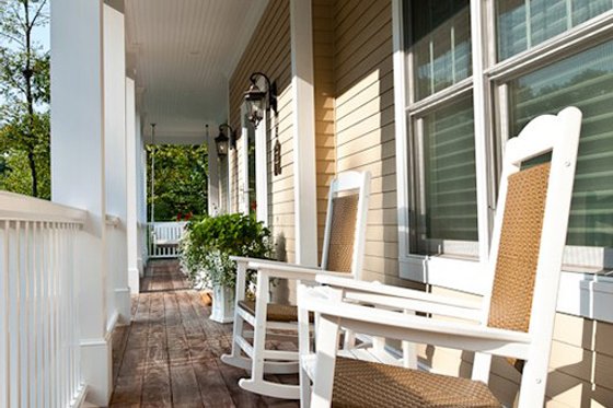 Covered front porch - 3500 square foot Country Home