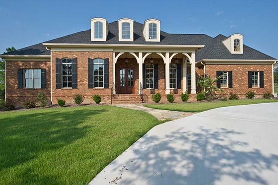 Exterior - Front Elevation 4 for Country House Plan #927-409 - 4 bed, 3.5 bath