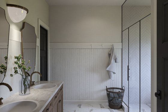 Interior - Master Bathroom 1 for Colonial House Plan #455-415 - 3 bed, 2 bath