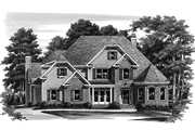 Traditional Style House Plan - 3 Beds 3.5 Baths 2973 Sq/Ft Plan #927-562 