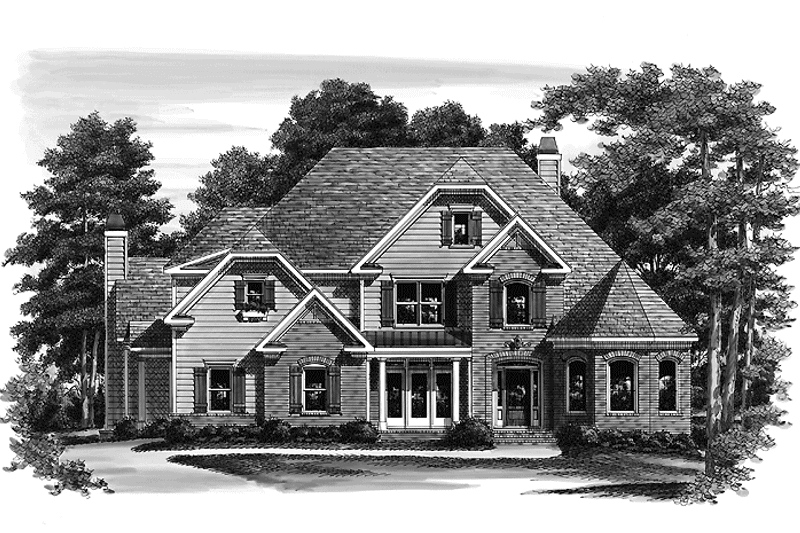 Home Plan - Exterior - Front Elevation 3 for Traditional House Plan #927-562 - 3 bed, 3.5 bath
