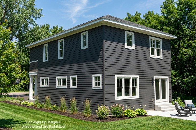 House Design - Exterior - Rear Elevation 2 for Craftsman House Plan #51-1515 - 3 bed, 2.5 bath