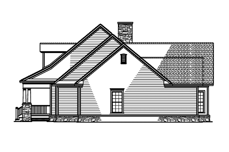Home Plan - Floor Plan - Other Floor 1 for Country House Plan #17-2801 - 4 bed, 3 bath