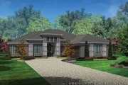 Contemporary Style House Plan - 3 Beds 2 Baths 2042 Sq/Ft Plan #930-455 